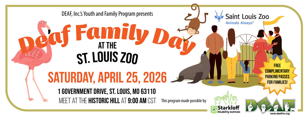 Deaf Family Day at the St. Louis Zoo
